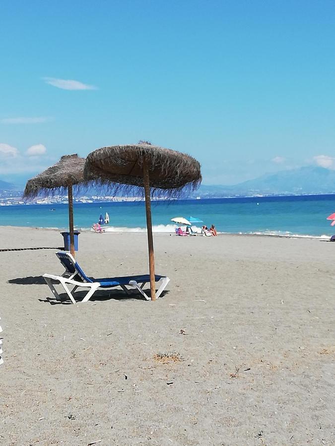 Appartement Met Zeezicht En Vlakbij Het Strand Manilva Kültér fotó